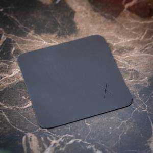 Posavasos de Cuero Genuino con Bordes Pulidos, Juego de Posavasos Redondos de Lujo para Protección de Muebles GLC-0088 - Product Image 1