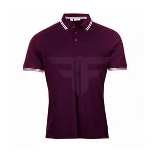 เสื้อโปโลถัก OEM ขายส่ง ระบายอากาศได้ดี ผ้าฝ้าย 100% สำหรับงานพิมพ์ลายตามสั่ง เสื้อเปล่าสำหรับผู้ชาย - Product Image 1