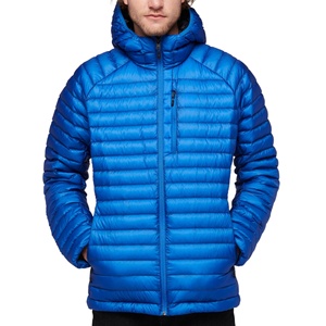 Veste matelassée unie classique à capuche pour homme, faible MOQ (50 pièces), vente chaude, écologique, pour l'hiver, OEM - Product Image 1