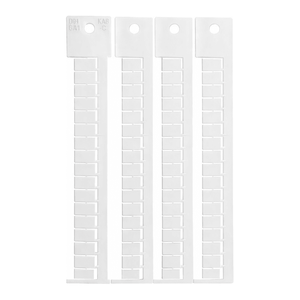 Borniers flexibles avec étiquettes 6 mm x 12 mm, pas de 6 mm, pour panneaux de commande par BradyJet J1000 - Product Image 2