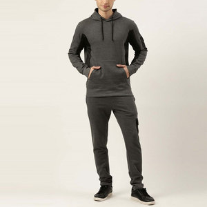 Fabricante OEM, Chándal Deportivo para Hombre con Bordado Chenille y Lavado Ácido, 100% Algodón Felpa, Chándal Transpirable para Hombre - Product Image 1