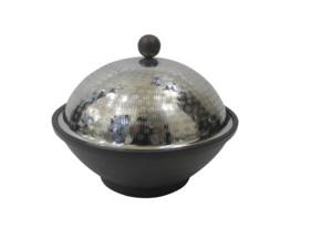 Walnut Finishing Serving Pot Wedding Tabletop Catering Usage <b>Food</b> <b>Server</b> Pot Top Quality Serving Dishes Pot For Hotel And Home - Product Image 2