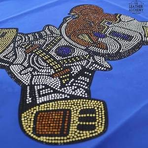 เสื้อยืดผู้ชายผลิตในปากีสถาน แห้งเร็วและสวมใส่สบาย ผ้าฝ้าย 100% ออกแบบเองได้ ประดับด้วยเพชรเทียม ผ้าถักคุณภาพสูง - Product Image 6
