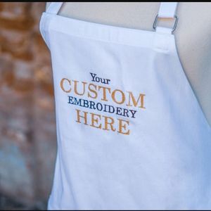 Vente en gros de tabliers de cuisine de chef de cuisine en coton polyester imperméable avec logo personnalisé pour homme et femme - Product Image 6