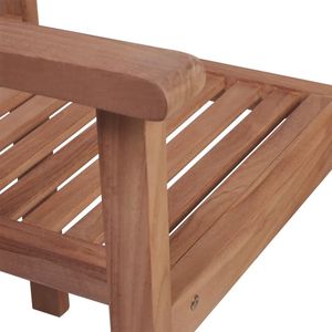 Set di 4 Sedie da Patio Impilabili in Teak Caldo con Finitura Liscia Standard, Mobili da Esterno Durevoli - Product Image 5