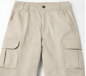 Pantalones Cargo Pro Utility Line 240 GSM de Corte Recto para Hombre, Duraderos, de Algodón, con Bolsillos Tácticos, Ropa de Trabajo, Moda Urbana - Product Image 1