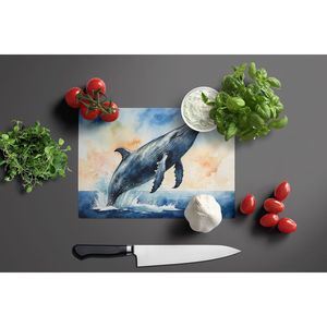 Planche à découper décorative en verre trempé pour baleine à bosse Planche de service de cuisine de grande taille Plats et assiettes - Product Image 3