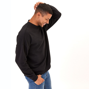 Sweat-shirt décontracté urbain pour homme, coupe oversize, 100 % coton molletonné, ample et respirant, idéal pour l'hiver, personnalisable OEM - Product Image 2