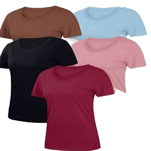 T-shirt personnalisé en gros de haute qualité 160g 100% coton pour hommes, grande taille, coupe courte, impression sérigraphique, écologique - Product Image 1