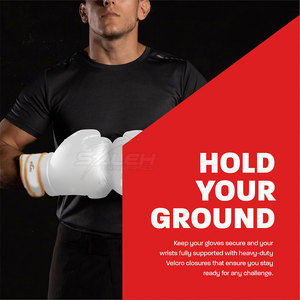 Premium Boxing Gloves With Padded Construction Secure Wrist <b>Strap</b> And Comfortable Fit For Training Boxing Gloves - Product Image 4