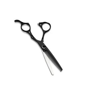 Tijeras de Entresacar de Acero Inoxidable 440C con 32 Dientes, Hoja Afilada, para Diestros, Mango Largo, Uso en Salón de Belleza - Product Image 5