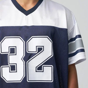 เสื้อเจอร์ซีย์ตาข่ายสำหรับฝึกซ้อมเด็กผู้ชาย ขายดี คุณภาพสูง แบบอเมริกันฟุตบอล สามารถสั่งทำได้ เสื้อกีฬาผู้ชาย - Product Image 4