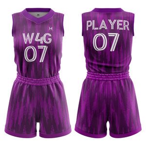 ชุดกางเกงบาสเก็ตบอลสั่งทำสำหรับผู้หญิง พิมพ์ลายแบบ Sublimation ชุดทีม ระบายเหงื่อ แห้งเร็ว ผู้ผลิตชุดกีฬา - Product Image 3