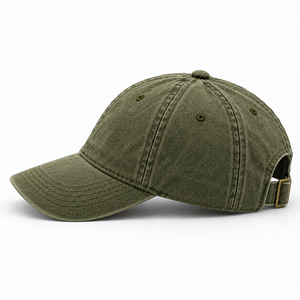 Casquette de baseball unisexe en sergé de coton à 6 panneaux, visière incurvée, réglable, pour le golf, personnalisable avec logo, couvre-chef - Product Image 3