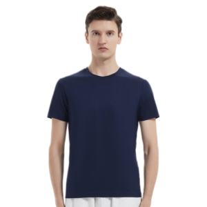 T-shirt homme en coton mercerisé 190 g/m², col rond, manches courtes, pour impression de logo, tee-shirt décontracté premium pour homme, vente en gros - Product Image 6