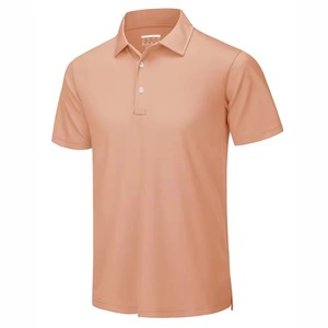 Camiseta Polo 2k26 de Estilo Nuevo para Hombre, Color Durazno Sólido, Manga Corta, Premium, Informal, para Golf y Negocios - Product Image 2