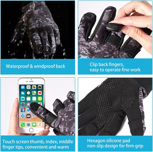 Guantes de Pesca con Protección UV, Transpirables, con Agarre, Servicio OEM, Proveedor Mayorista de Exportación, Logotipo Personalizado - Product Image 2