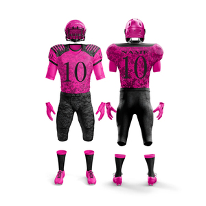 Uniforme de Fútbol Americano Personalizado al por Mayor para Hombre, de Alta Calidad, con Spandex, Manga Corta, Último Diseño, Logotipo Personalizado OEM, Sublimación - Product Image 2