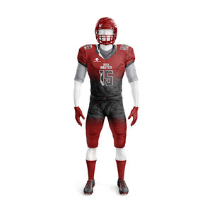 OEM Custom <b>Elite</b> American Football Uniform Set – Black & Grey Sublimated for Adult & Youth Teams - Product Image 2