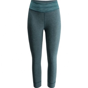 Fitness Wear Gym Yoga High Wasted Soft Solid Capri <b>Leggings</b> for Women-Tummy Control Elastic Slimming Reg/Plus Size - Product Image 1