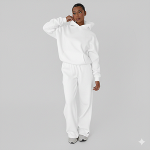 Conjunto Deportivo de Dos Piezas para Mujer, Manga Larga, Estilo Holgado, Otoño-Invierno 2025/2026, Novedades, Conjuntos Personalizados para Mujer - Product Image 1