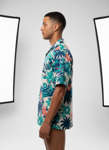 Camiseta Personalizada para Hombre con Estampado Isleño, Sublimada en Poliéster, con Logotipo SQS - Camiseta de Alto Rendimiento - Product Image 3