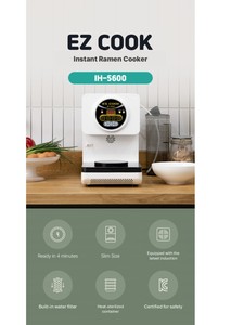 Olla para Ramen EZ COOK IH5600, Comidas Rápidas en 4 Minutos, Cocina Eléctrica de Alta Eficiencia para Restaurantes, Cena Fácil de Preparar y Usar - Product Image 3