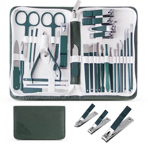 Two Tone Beauty Steel Nail Clippers Manicure <b>Set</b> Razor <b>Pedicure</b> Tools Kit for Thick Nails & Cuticle Remover Toenail Durable - Product Image 3