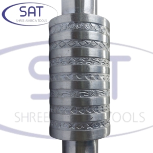 SAT Jewelry Gold Silver Embossed <b>Texture</b> Design <b>Roller</b> Pebble Pattern Design <b>Roller</b> for Rolling Machine Jordan USA Malaysia Peru - Product Image 6