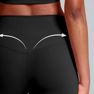 Leggings de Yoga para Mujer al Por Mayor, Cintura Alta, Transpirables, de Secado Rápido, de Algodón y Fibra de Bambú, Gruesos - Product Image 3