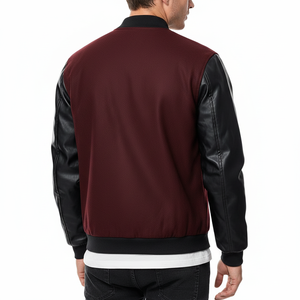 Casual Wear Classic New Style Comfortable Plus Size Loose Custom Logo <b>Bomber</b> <b>Jacket</b> College <b>Baseball</b> <b>Jackets</b> for Men Wholesale - Product Image 2
