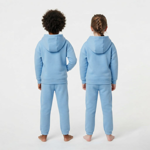 Conjunto Deportivo de Algodón Unisex para Niños Hawk Eye Sports, Antibacteriano, Transpirable, de Secado Rápido, Talla Grande, Sudadera con Capucha y Cierre Completo con Cordón - Product Image 4