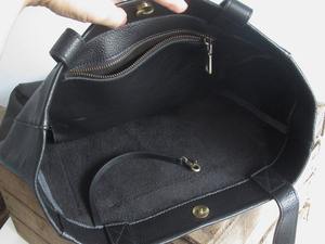 Sac fourre-tout en cuir de vachette grande capacité pour femme, sac à bandoulière portable, LTB-0264 - Product Image 6