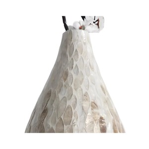 Modern Mother of Pearl Mosaic <b>Table</b> Vase <b>Round</b> Ceramic Floral Display Modern Home Decor Vietnam - Product Image 3