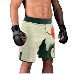 Shorts de combat MMA personnalisés de qualité supérieure, shorts MMA OEM, fermeture velcro, taille élastique, shorts MMA aux meilleurs prix - Product Image 2