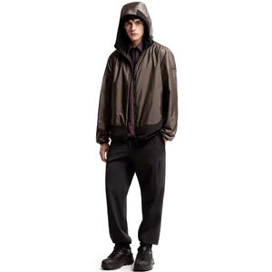 Chaqueta Cortavientos de Nailon con Capucha para Hombre, Ligera, Repelente al Agua, Técnica, Impermeable, Informal, Premium, Personalizada - Product Image 6