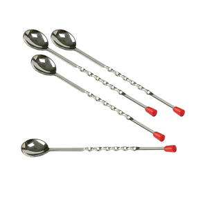 Cuchara de Barra de Acero Inoxidable Genuina de Excelente Calidad, Pulido Espejo, para Café y Té, Cuchara Larga para Remover, Mejor Precio - Product Image 5