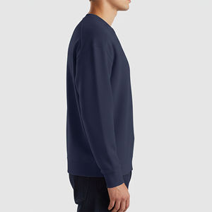 Sweat-shirt coupe oversize coupe ras du cou 100 % coton épais coupe-vent pour homme, sur mesure, idéal pour l'hiver, avec faible MOQ et offre de prix avantageux - Product Image 3
