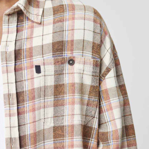 <b>Men</b> <b>Dress</b> Shirt Cheap Price Wholesale Customized Logo Printing Full Sleeves <b>Men</b> 2025 Flannel Shirt - Product Image 6