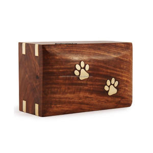 Urnas de Madera para Mascotas al Estilo Americano y Urnas de Cremación Personalizadas, de Alta Calidad, Grabadas, Biodegradables y Duraderas, Artículos Funerarios - Product Image 4