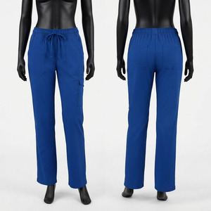 Pantalones Médicos Unisex Blackhardson, Tela Premium de Algodón, Poliéster y Spandex, 180 GSM, Azul Rey, Bolsillos Tipo Cargo, Cintura Elástica - Product Image 1