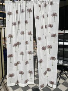 Rideau en coton imprimé à la main, panneau de fenêtre indien, vente en gros, fabricant d'usine pour l'hôtellerie, les complexes hôteliers et le marché d'exportation - Product Image 2