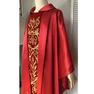 Casulla de Pastor con Estampado por Sublimación, Túnica, Sotana, Accesorio de Vestimenta Católica de Calidad para Sacerdote, Venta de Sotanas para Padre - Product Image 4