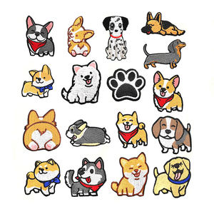 Patchs en feutre non tissé brodés à la main avec logo personnalisé, vente en gros, thermocollants et à coudre - Product Image 1