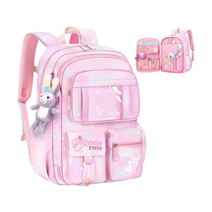 Customized <b>Plastic</b> School Backpack for Kids-Durable Multifunctional Unisex Design with Buckle & <b>Hook</b> Custom Logo - Product Image 1