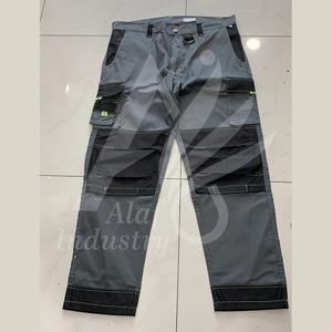 Pantalones DE TRABAJO DE SEGURIDAD DE algodón protector con múltiples bolsillos Ropa DE TRABAJO DE HOMBRE reflectante de alta visibilidad - Product Image 3