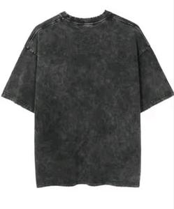 2026 High Quality Breathable Eco-Friendly <b>Pickled</b> Hip Hop Style Oversized 100% Cotton Custom Vintage T-Shirt - Product Image 1