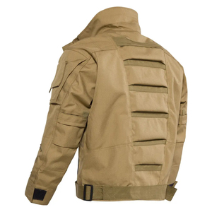 Veste tactique noire unisexe à manches longues, imperméable, en toile, pour la chasse en hiver, imprimée, pour adultes - Product Image 5