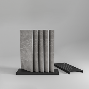Wholesale ceramic tile sample rack metal <b>frame</b> marble tile display porcelain tile showroom stand commercial tile display rack - Product Image 1
