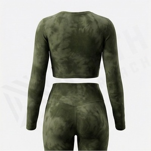 Women Yoga Wear <b>Sexy</b> Customized Color <b>Set</b> Activewear Sports <b>Bra</b> Running Leggings Design Gym Fitness Athletic Apparel - Product Image 2